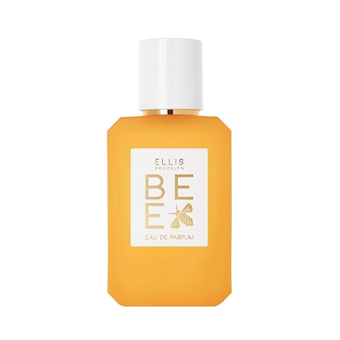 Ellis Brooklyn BEE Eau de Parfum, Honey Vanilla Perfume for Women, Warm & Spicy Scent with Sandalwood, Cocoa, and Dark Rum – Clean, Gourmand Fragrance, Paraben & Phthalate Free, 50ml / 1.7oz