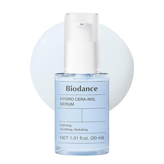 BIODANCE Hydro Cera-Nol Serum, Hydrating, Quick Soothing Effect, Redness Reducing, Hydration Boost Serum for Sensitive Skin, Korean Skincare, Stocking Stuffers for Teen Girls | 1.01 fl.oz x 1 ea