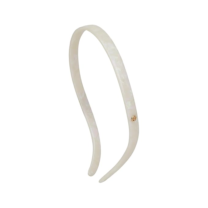 EVITA PERONI Hair Band for Eyewear: No Pressure, No Headache, Comfortable Thin Non-Slip Headbands for Women's Hair-White