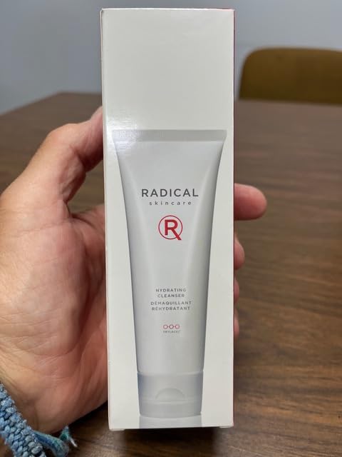 Radical Skincare Hydrating Cleanser- Antioxidant Rich, Non-Drying, Gentle Formula Promotes Cell Turnover | For All Skin Types | Paraben & Cruelty Free | Clinically Proven Results (4 Fl Oz, 2 Pack)