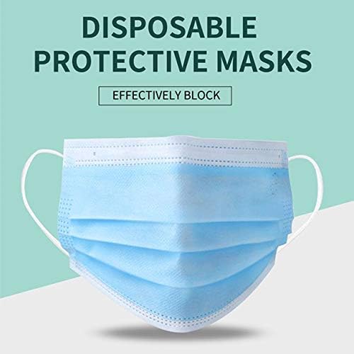 DR.MOXA 1000 Pack Disposable Medical Face Masks (10 Boxes, 100pcs/Box) Wholesale Bulk Masks for Protection Blue