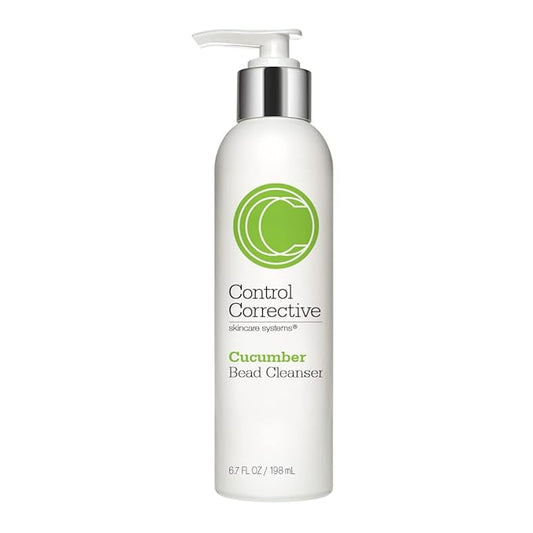 CONTROL CORRECTIVE Cucumber Bead Cleanser, 6.7 Oz - Modern, Refreshing, Gentle Scrub, All Skin Types, Gentle Daily Exfoliation With Natural Jojoba Beads, Sloughs Off Dirt & Oil, Luxurious Body Polish