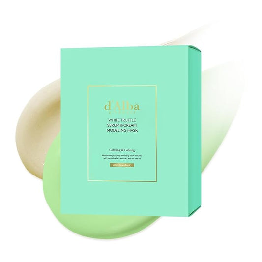 d'alba Piedmont White Truffle Serum & Cream Modeling Mask (Calming/Cooling)