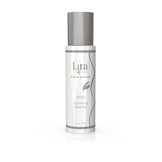 Lira Clinical PRO Exfoliating Face Cleanser - Brightening Facial Wash with Salicylic Acid - 6 Oz