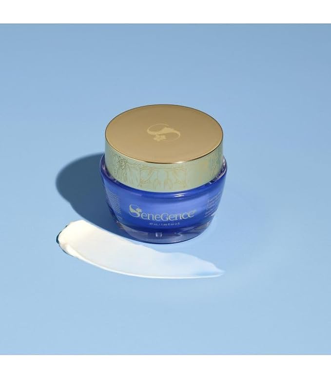 SeneGence Evening Moisturizer for Normal to Dry Skin, 1.66 Fl Oz, Nourishing Night Cream with SenePlex+ for Firming, Hydration, and Skin Renewal