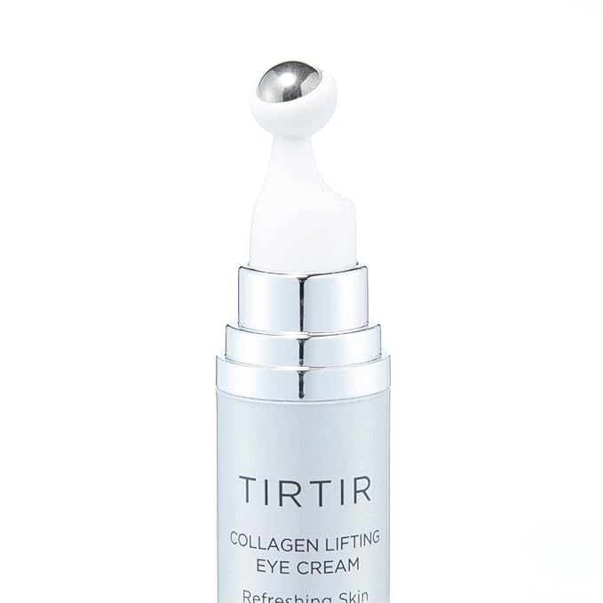 TIRTIR Collagen Lifting Eye Cream - Roller Applicator, Wrinkle Spot Treatment, Revitalizing Moisturizer,Tightening Under Eye For Wrinkles,Fine Lines, Under Eye Bags, Lift Treatment For Men & Women