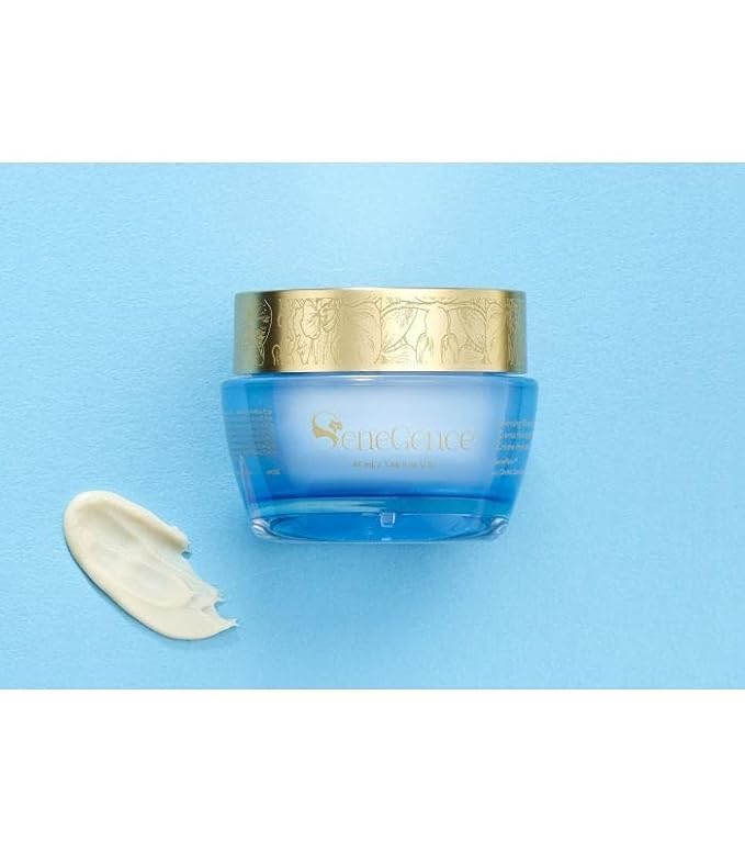 SeneGence Evening Moisturizer for Normal to Oily Skin, 1.66 Fl Oz, Hydrating Night Cream for Firmness, Radiance, and Texture Improvement