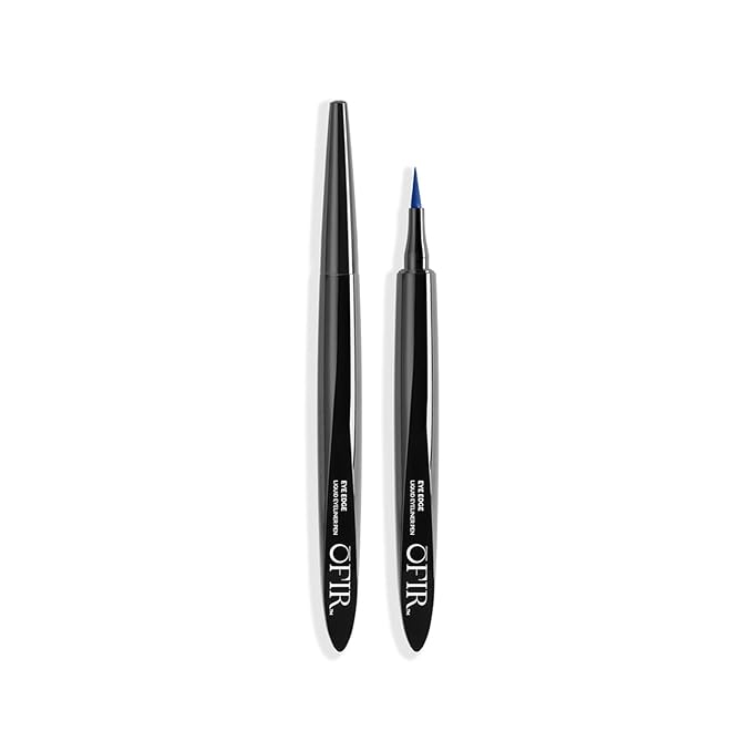 OFIR Eye Edge Liquid Eyeliner Pen | Water and Smudge Proof | Long Lasting Matte Finish, Soft Tip with Bold Pigment | Cruelty Free Formula | Black Eyeliner for Women | Sapphire - Navy | 0.04 Fl Oz