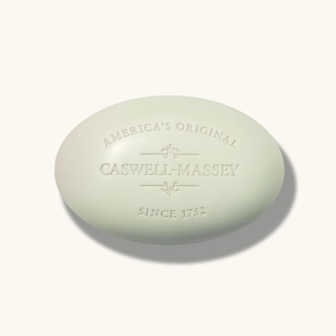 Caswell-Massey Jockey Club Natural Bar Soap for Men, Moisturizing Body Soap Bar for All Skin Types, Made with Essential Oils & Plant-Based Formula for Soft Skin, Made in USA, 5.8 oz
