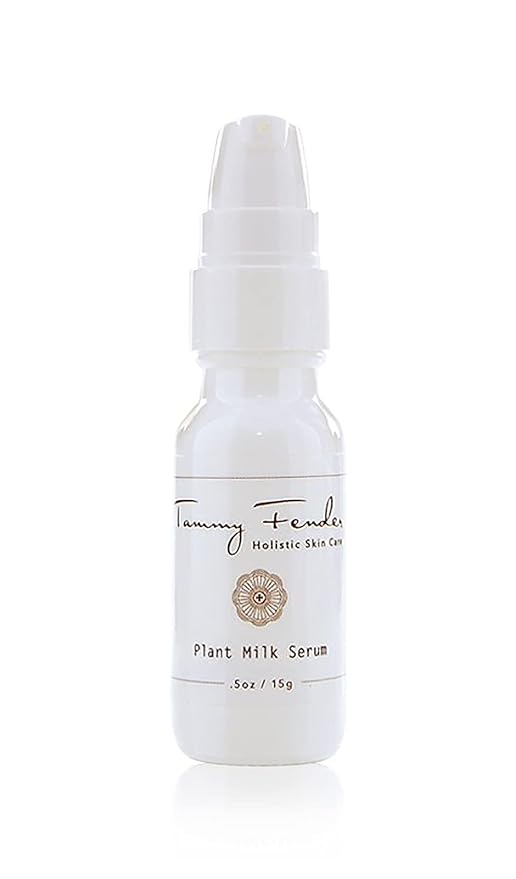 Tammy Fender - Plant Milk Serum | Natural, Organic, Cruelty Free, Non-Toxic Skincare | Strengthen, Nourish, Protect, Rebalance, & Soothe Sensitive Skin (0.5 oz - Travel Mini)