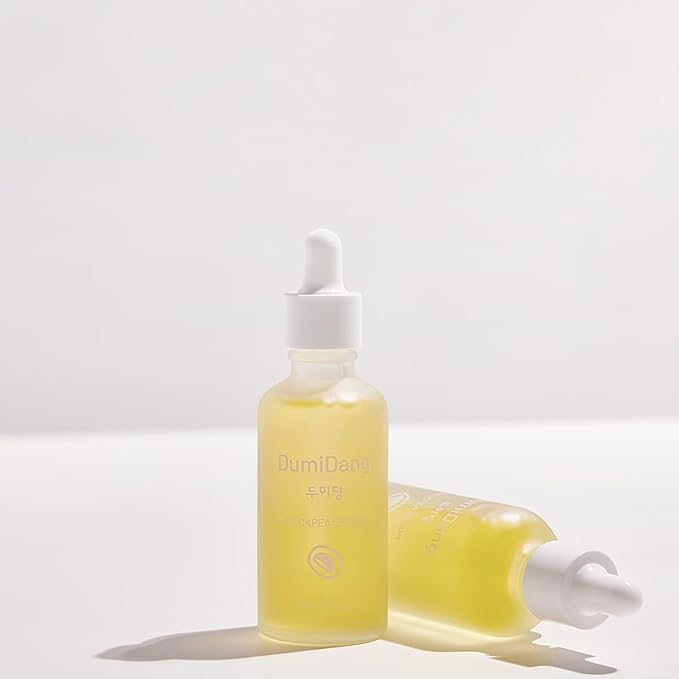 Chickpea Serum - Korean Traditional Vegan Skincare Formula, Dry Skin Nutrition & Anti-Aging with Fermented Chickpea Extract, Panthenol & Phytosqualane, 50mL | 1.69fl.oz.