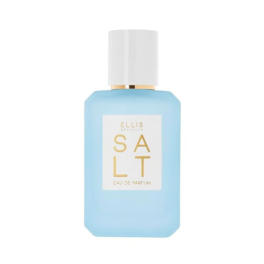 Ellis Brooklyn Salt Eau de Parfum, Fragrance with Ambergris, Tahitian Tiare, Ylang Ylang & Sandalwood - Tropical, Sensual Scent for Women - Vegan, Cruelty-Free Paraben-Free, 50ml / 1.7oz