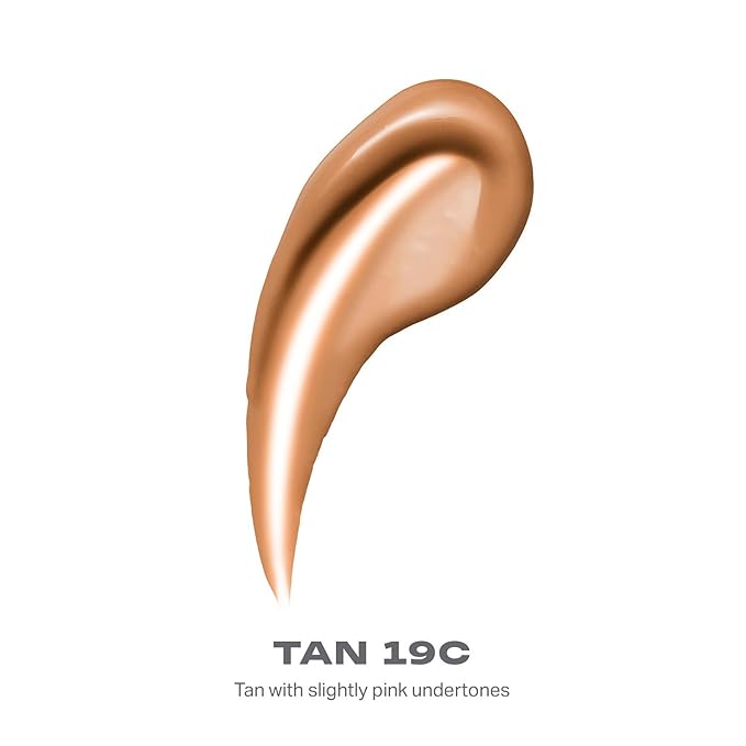 Morphe Lightform Dewy Foundation - Extended Hydration Foundation Makeup with a Lasting, Natural Radiant Finish - Long-Wearing Formula with Buildable, Medium Coverage - Tan 19C (1.01 fl oz)