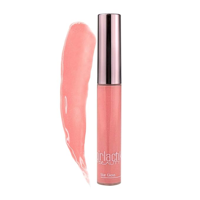 Girlactik Star Gloss Lip Gloss - Bella (Natural pink w/sparkles) - 7 g / .24 oz