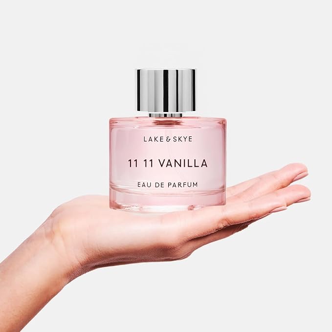 Lake & Skye 11 11 Vanilla Eau de Parfum 100mL, Musk Perfume, Sea Salt, Star Apple, Vanilla Créme, Vegan