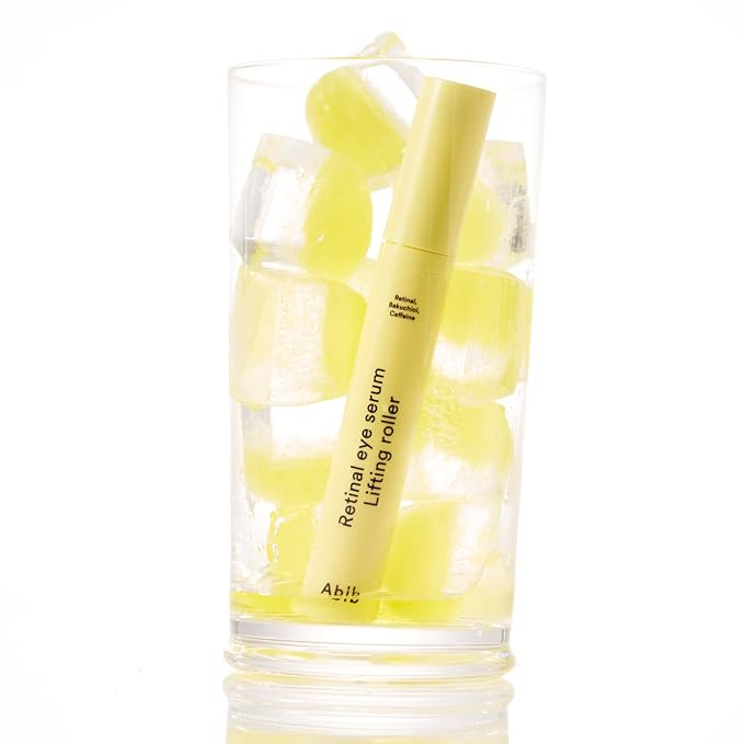 Abib Retinal Eye Serum Lifting Roller 0.5 Fl Oz,15ml | Anti-Aging Eye Applicator for Wrinkles, Puffiness, Dark Circles with Caffeine & Bakuchiol for Under Eyes | Travel Size Skincare Essential