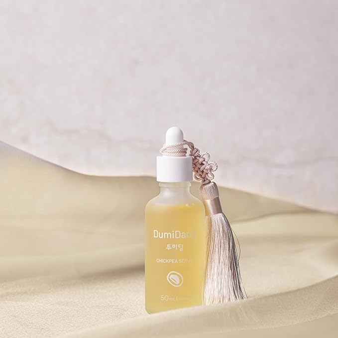 Chickpea Serum - Korean Traditional Vegan Skincare Formula, Dry Skin Nutrition & Anti-Aging with Fermented Chickpea Extract, Panthenol & Phytosqualane, 50mL | 1.69fl.oz.