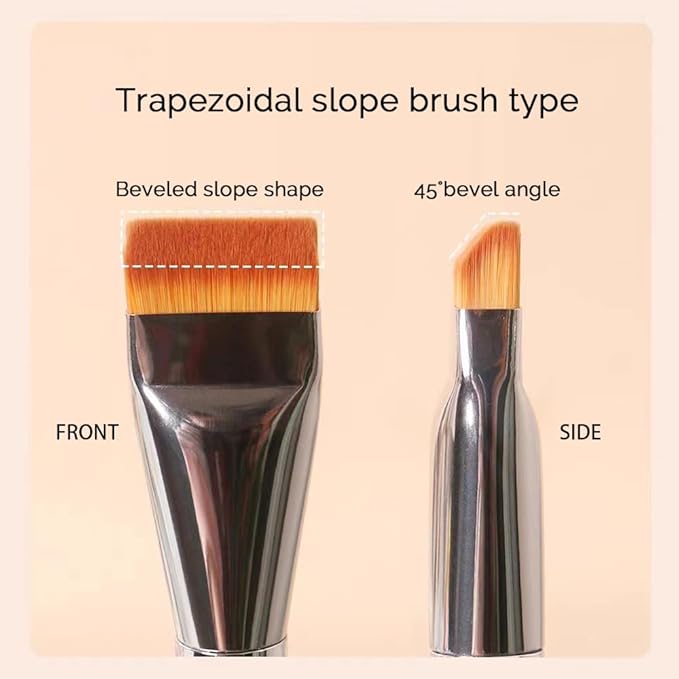 Foundation Brush for Liquid Makeup,Concealer Brush,Cosmetic Brush,Kabuki Brush, Premium Soft Bristles,Doesn't Soak Up Powder For Creams,Facial Mask,Liquids,Mask Cosmetic Makeup Tool