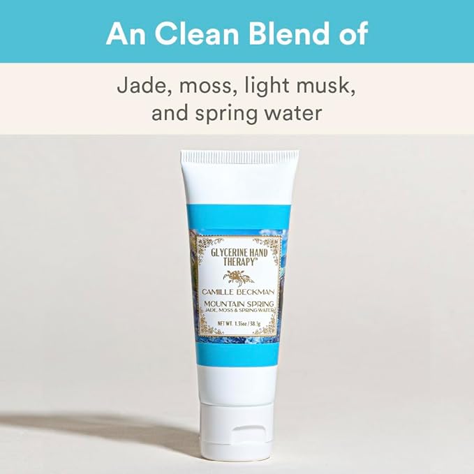 Camille Beckman Glycerine Hand Therapy Cream,Mountain Spring Scent, 1.35 Ounce