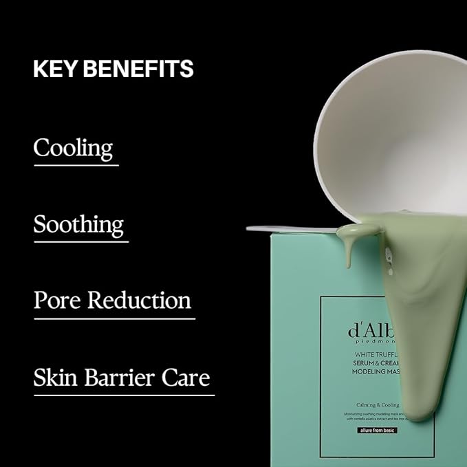 d'alba Piedmont White Truffle Serum & Cream Modeling Mask (Calming/Cooling)
