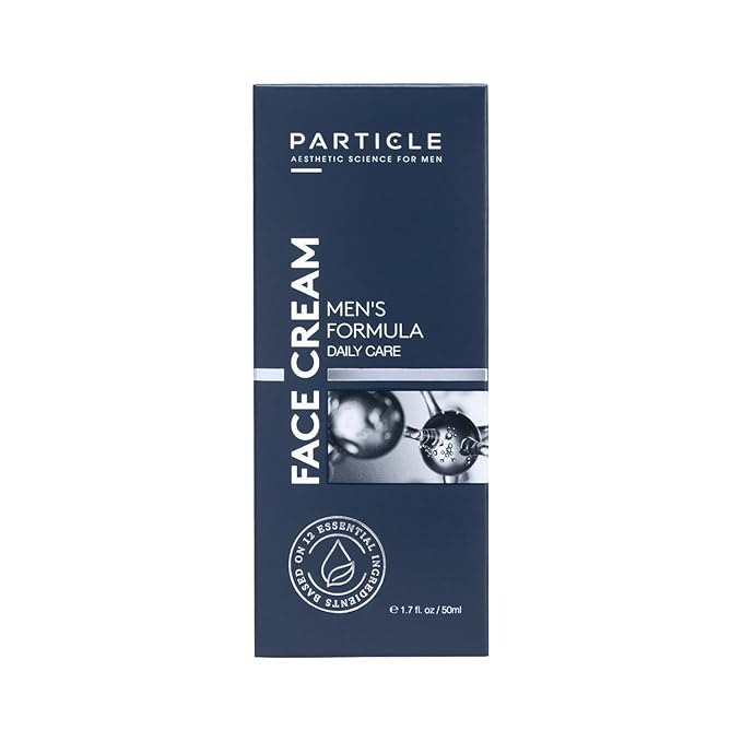 Particle 6-in-1 Face Cream for Men, Men’s Daily Hydrating Moisturizer with Vitamin C, Jojoba Oil, Vitamin E & Hyaluronic Acid, Skin Care Routine, Healthy Skin Support, Pack of 2, 1.7 FL OZ