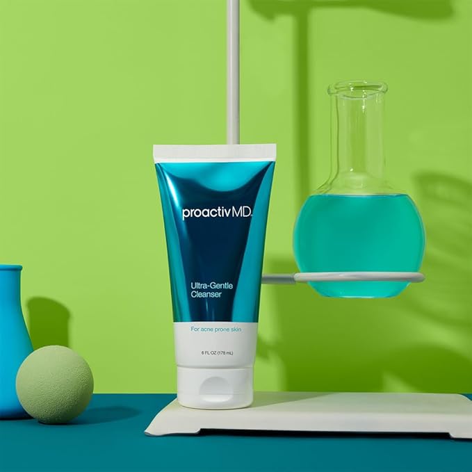 ProactivMD Ultra Gentle Face Cleanser - Daily Face Wash for Sensitive Skin, Soothing Green Tea Facial Wash for All Skin Types - 6 oz.