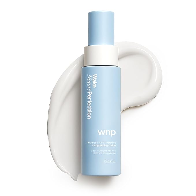 WNP Hyaluronic Acid Hydrating & Brightening Lotion: 4D Hyaluronic Acid, 2% Niacinamide, 377, Vitamin C Deep Moisture & Radiance Boosting Facial Moisturizer Vegan SkinCare for All Skin Types