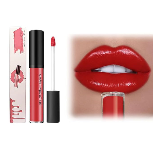 12 Colors Cream Texture Lipstick, 2026 Upgrade 12 Colors Lips Staining Lip Oil Long Lasting Lip Gloss Natural Non-Stick Non-Fading Liquid Lipstick, Hydrating Lip Tint Waterproof LipStain (#10)