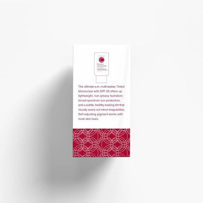 CONTROL CORRECTIVE Tinted Moisturizer With Spf 30, 2.5 Oz - Non-Greasy Hydration, Subtle, Healthy-Looking, Even Out Skin Tone, Moisturizes & Protects, Zinc, Titanium, Natural Sunscreen, Sheer Coverage