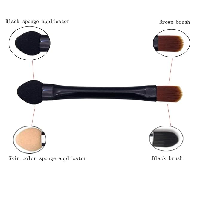 Eyeshadow Brushes Makeup Brushes 10pcs Eyeshadow Sponge Dual Sides Eyeshadow Applicator Travel Eyeshadow Brush Concealer Brush