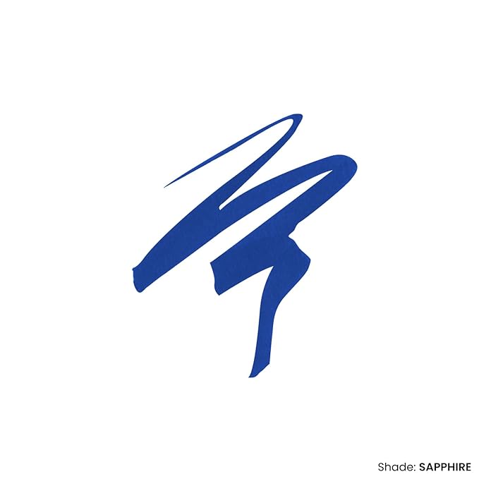 OFIR Eye Edge Liquid Eyeliner Pen | Water and Smudge Proof | Long Lasting Matte Finish, Soft Tip with Bold Pigment | Cruelty Free Formula | Black Eyeliner for Women | Sapphire - Navy | 0.04 Fl Oz