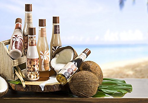 Tropical Milky Coconut Bath & Body Set Skin Care Bath for Women & Men Shower Gel, Bubble Bath, Bath Salts, Body Butter, Body Scrub, Body Lotion - Luxury Spa Set Luxury Body Care Gift Unisex