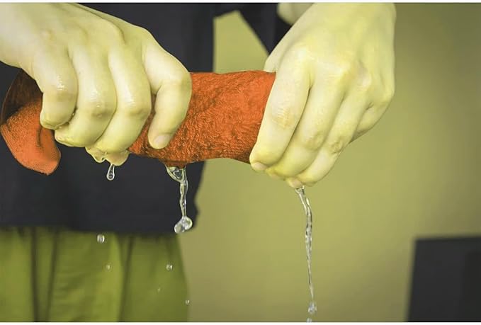 Softolle 100% Cotton Washcloths 24 Pack (12x12 Inches) Soft, Highly Absorbent Washcloth, Face Towels, Wash Cloths for Face, Ring Spun, Bulk Pack (Orange, 24 Pack)