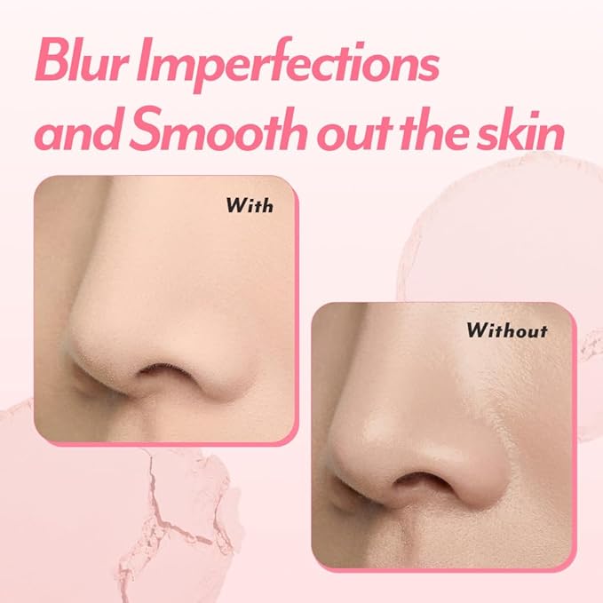 I'M MEME Compact - Tone-up Pact | Korean Pressed Setting Powder for Pink Blur Effect, with Calamine, Makeup Powder Foundation, Translucent Compact, Finishing Powder, Oil Control Face Powder, 0.35 Oz