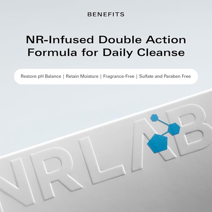 Korean Face Wash [10.14oz] - Ampoule Cleanser - NR Balancing Gentle Face Cleanser - Korean Glass Skin - Balances pH - Moisturizes & Hydrates - Anti-Aging - For All Skin Types - 6 Month Supply