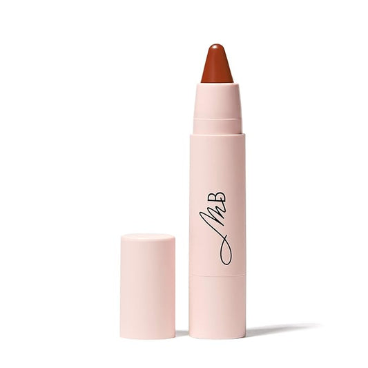 Monika Blunder Beauty Kissen Lush Lipstick Crayon - Magdalena (Brick Red) Clean Beauty, Cruelty-Free, Vegan