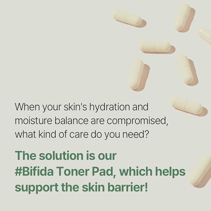 mixsoon Bifida Toner Pad,Moisture Barrier, Bifida Ferment Lysate, Rayon Sponge Pad (250ml/8.45fl.oz/120 Sheets)