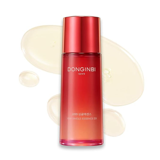 Donginbi Red Ginseng 1899 Single Essence - Firming & Hydrating Serum with Hyaluronic Acid, Korean Red Ginseng Essence, Korean Skin Care Gifts for Women, 2.36 floz / 70ml