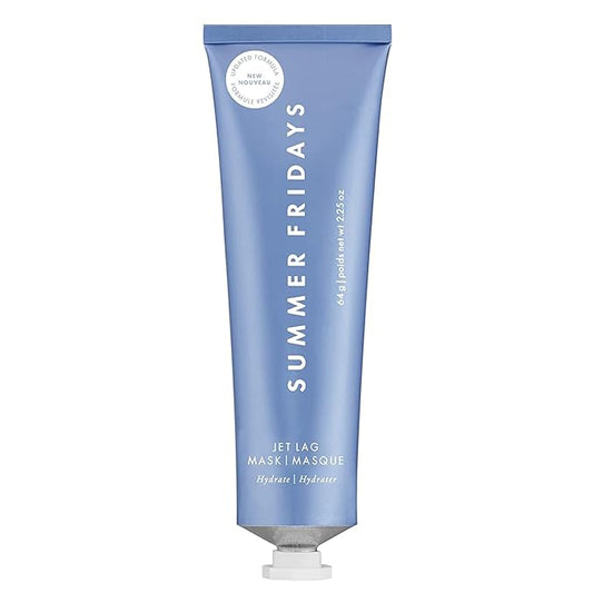 Summer Fridays Jet Lag Mask - Hydrating Face Moisturizer + Mask - Enriched with Hyaluronic Acid, Niacinamide, Glycerin + Antioxidants Helps Nourish Skin for a Renewed + Radiant Complexion (2.25 Oz)
