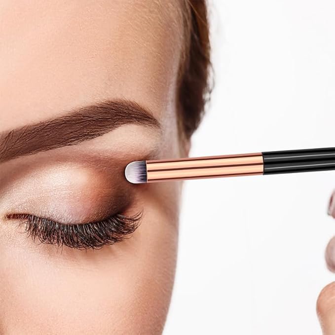 Eye Makeup Brush Set Round 6Pcs Professional Concealer Eyeshadow Brush Can Blending Brushes for Card Making