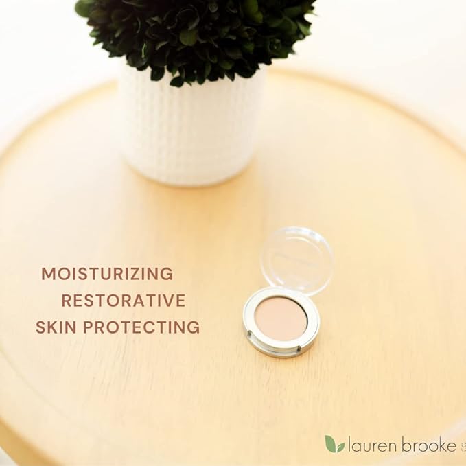 Lauren Brooke Cosmetiques Cream Eyeshadow | Natural Organic Eye Makeup, Richly Pigmented Creme Eyeshadow For Women (Dulce De Leche (Matte))