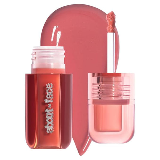about-face Blush Rush Liquid Blush – Hydrating, Buildable Formula with Jojoba Oil, Hyaluronic Acid, and Squalane – Long-Lasting Dewy Finish – Vegan & Cruelty-Free (In the Dust – Rosy Mauve)