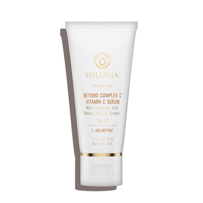 Hylunia Beyond Complex C Vitamin C Serum, 1.0 fl oz - Hydrating, Anti-Aging, Brightening & Nourishing with Hyaluronic Acid - Vegan, Clean & Cruelty-Free Skincare for Radiant Skin