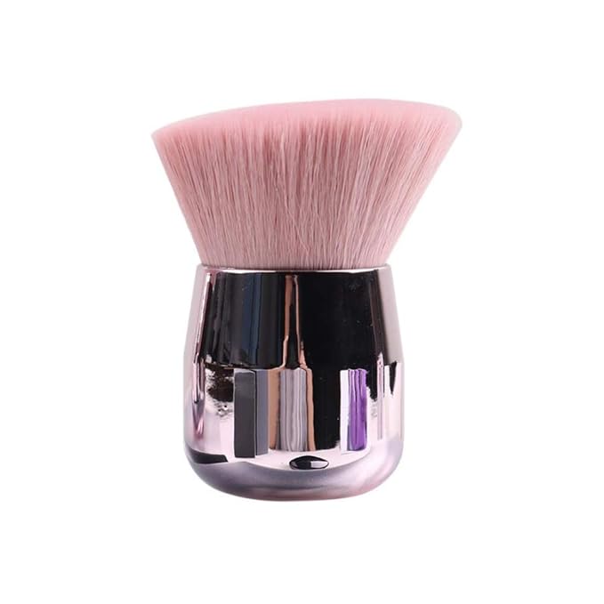 Kabuki Foundation Makeup Brushes Flat Top for Face Blusher Liquid Powder Blend and Contour Tool and Mineral BB Cream, Flat