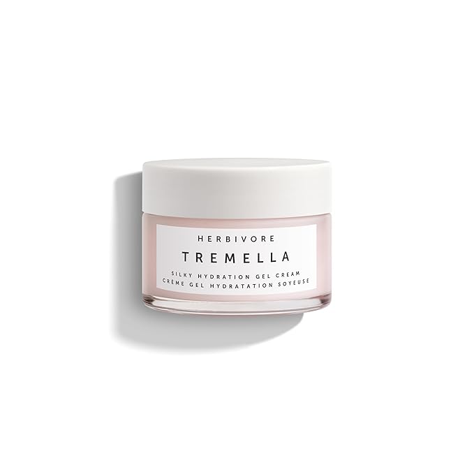 HERBIVORE Tremella Silky Hydration Gel Cream - Hydrating Lightweight Facial Moisturizer with Squalane, Plant-based, Vegan, Cruelty-free, 50 mL / 1.7 oz