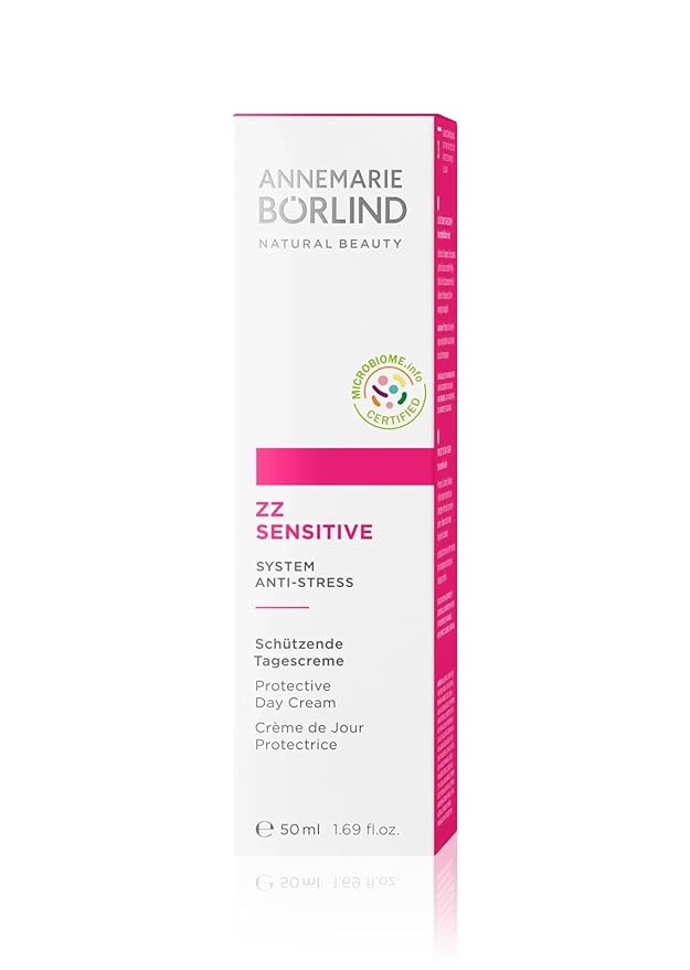 ANNEMARIE BÖRLIND – ZZ SENSITIVE Protective Day Cream– Sustainably Sourced Natural Facial Moisturizer for a Protected and Visibly Soother Facial Skin – Step 3 of 5 - 1.69 Oz.