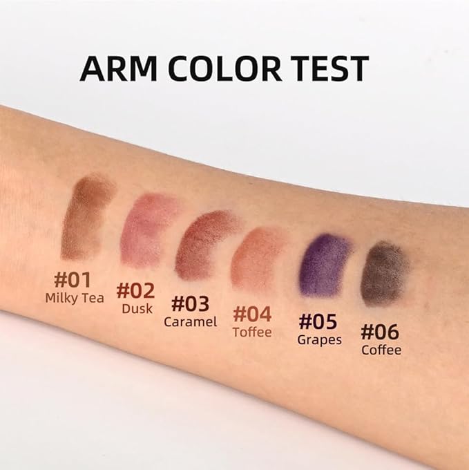 3PCS 2-in-1 Lip Liner and Lipstick Set - Matte Nude, Dark Brown, and Red Gradient Lip Liner Combo | Long Lasting, High Pigment, Waterproof Lip Pencil Set for Women