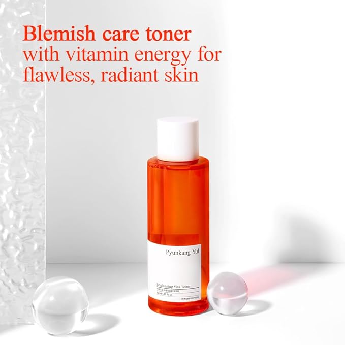 Pyunkang Yul PKY Radiance Vita Toner for Flawless and Radiant Skin, Blemish Care Toner with Vitamin C & Niacinamide, Zero Irritation, Korean Skincare (5.07 Fl. Oz, 150ml)