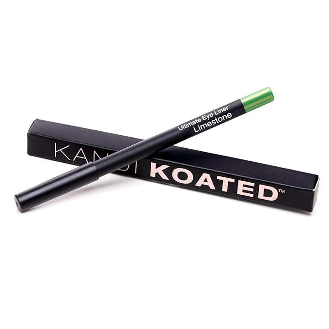 Kandi Koated Amp Eyeliner Pencil [Limestone] Metallic Eyeliner Pencil | Water-Resistant Colored Eye Pencil | Paraben-Free, Cruelty-Free | Beauty & Makeup