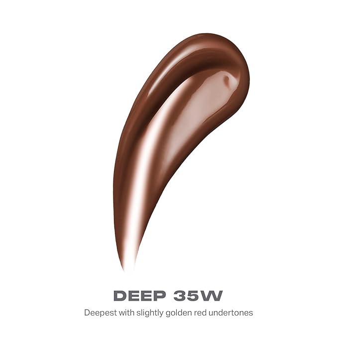 Morphe Lightform Dewy Foundation - Extended Hydration Foundation Makeup with a Lasting, Natural Radiant Finish - Long-Wearing Formula with Buildable, Medium Coverage - Deep 35W (1.01 fl oz)